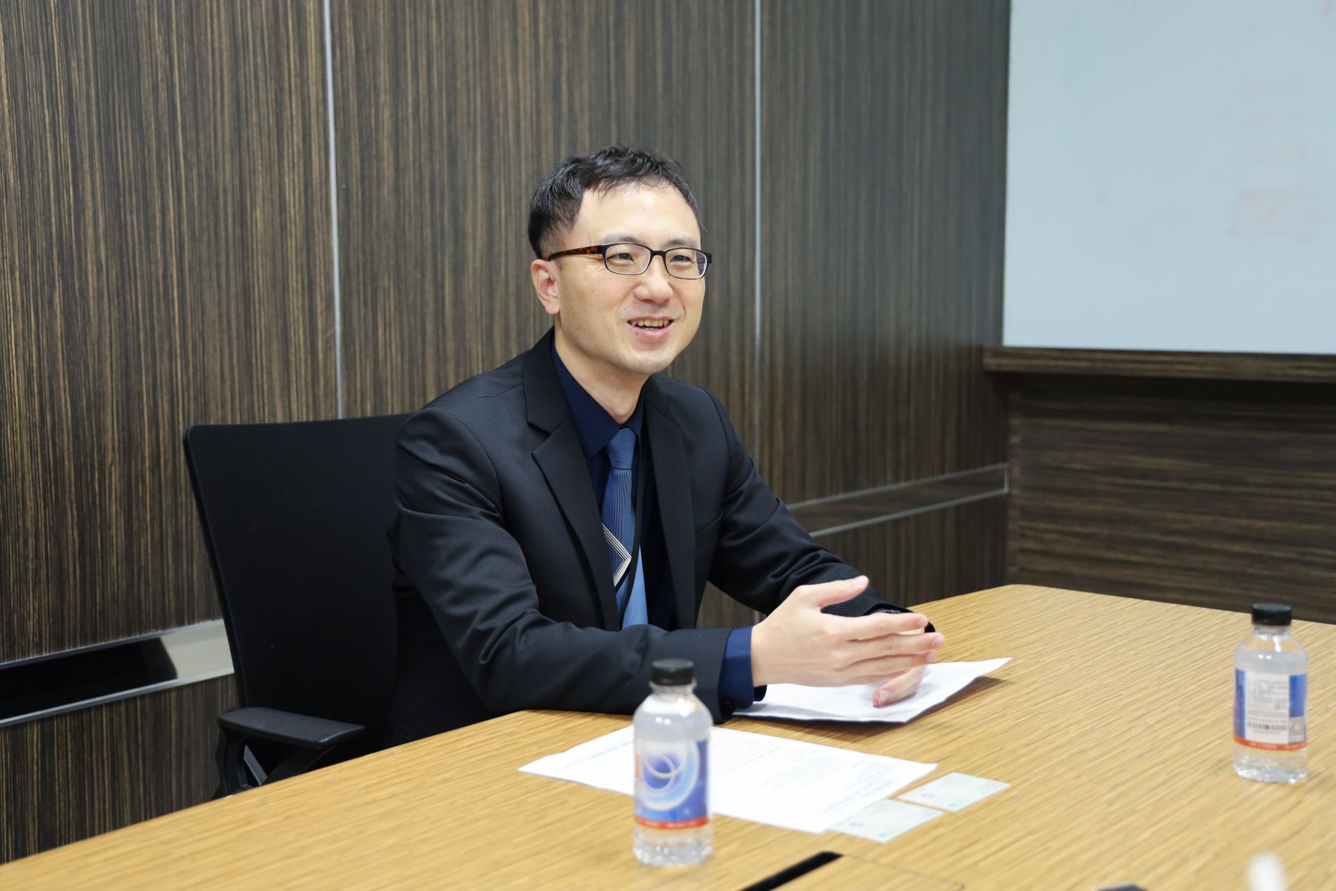 國璽幹細胞技術長林珀丞。（攝影/李林娜）